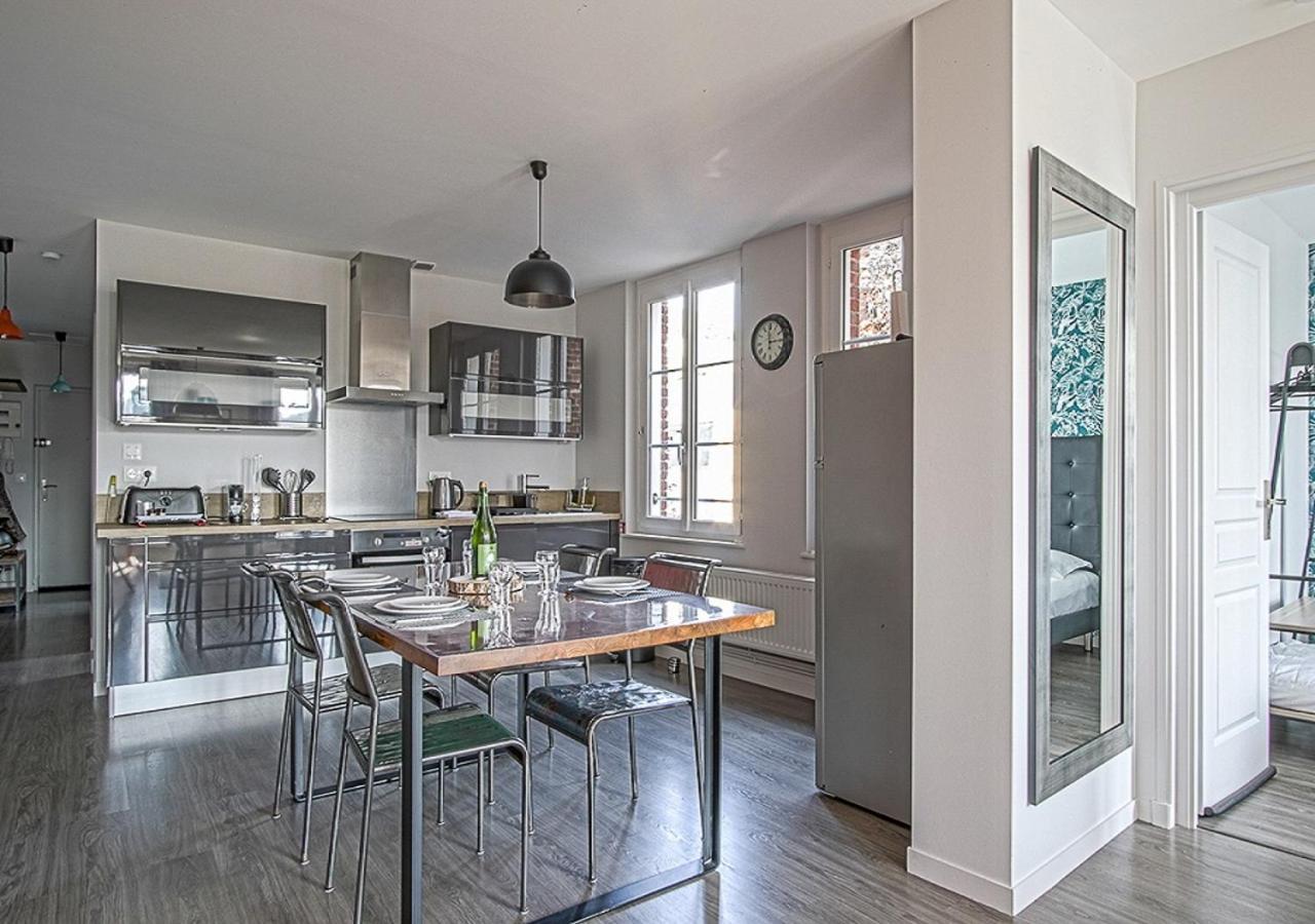 A Babord Fecamp Appartement Vue Port Et Mer Linge Inclus Екстериор снимка
