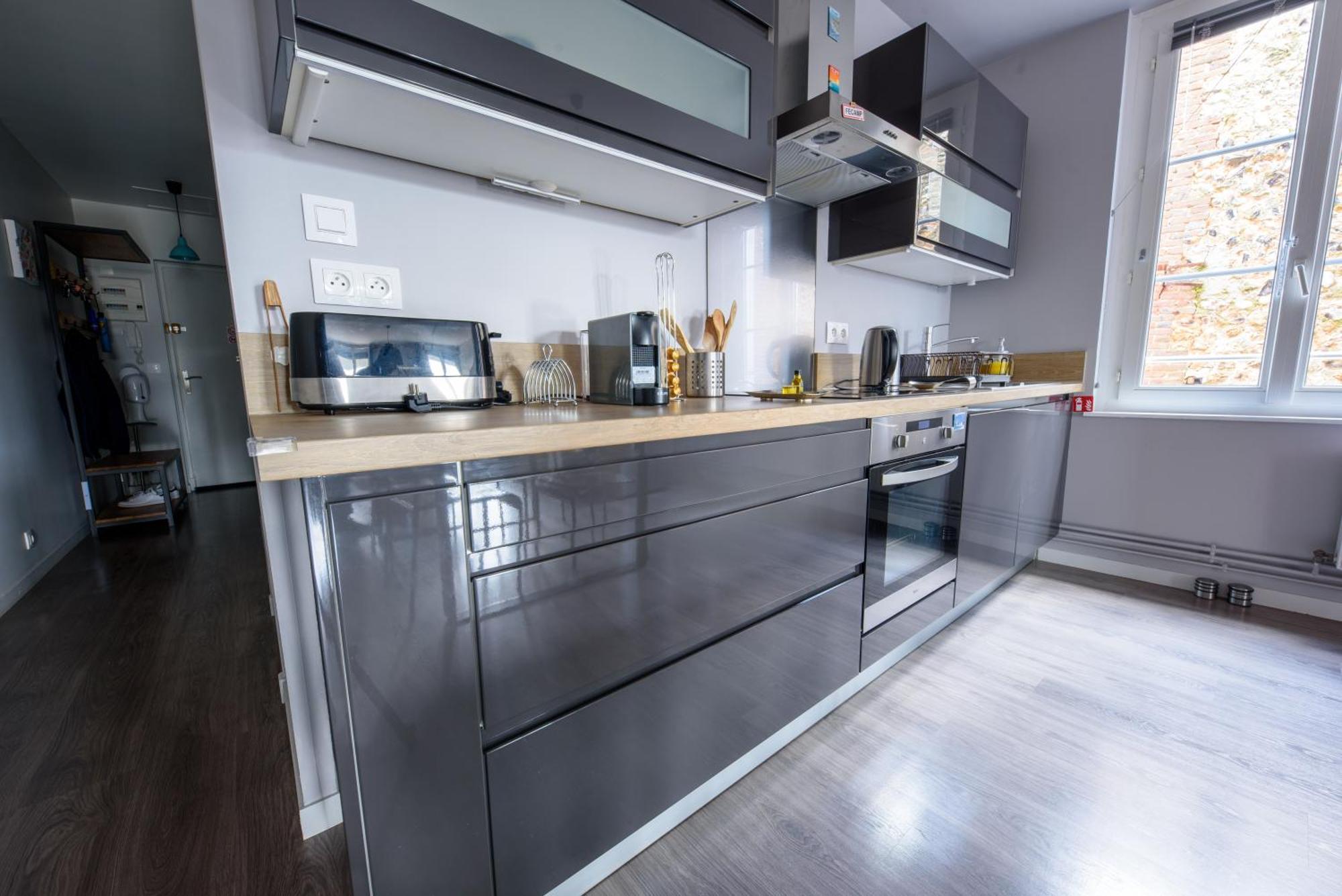 A Babord Fecamp Appartement Vue Port Et Mer Linge Inclus Екстериор снимка